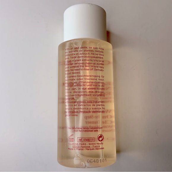 CLARINS PARIS Set Hydra-Essentiel Cream 1oz Facial Cleanser 3.4oz FEED Pouch NEW - Picture 4 of 10